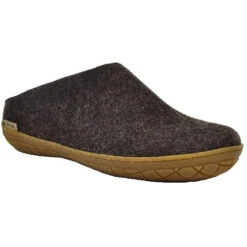 Glerups Unisex Slip-On With Rubber Sole - Charcoal