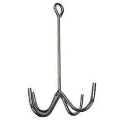 GENERIC 4 Prong Tack Hook - Black