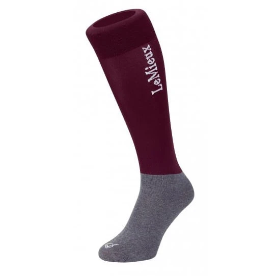 LeMieux Competition Sock - Burgundy LeMieux Competition Sock - Burgundy -Equestrian Gear 451842 800 auto