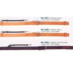 Weaver Flank Cinch Set - Dark Chocolate