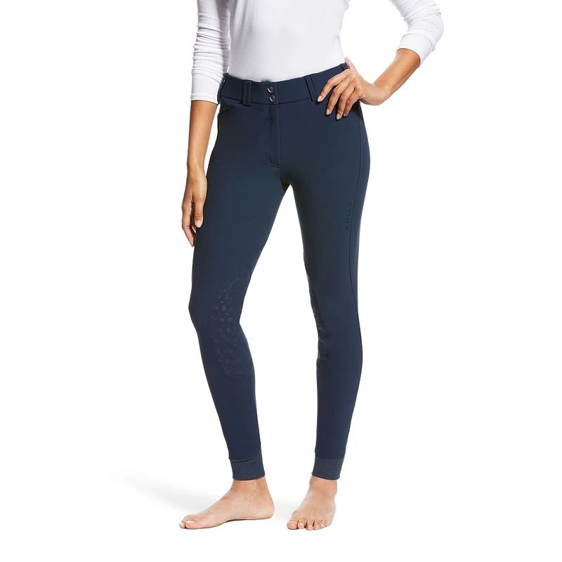 Ariat Women's Tri Factor Grip EQ Knee Patch Breeches - Navy Ariat Women's Tri Factor Grip EQ Knee Patch Breeches - Navy -Equestrian Gear 454217 800 auto