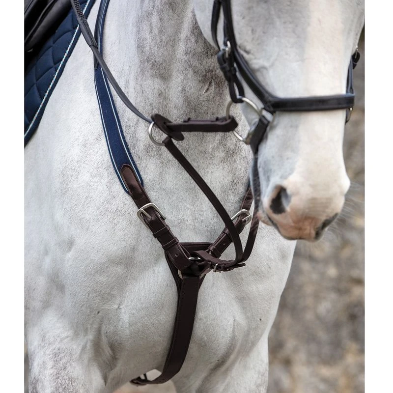 Rambo Micklem Leather Breastplate - Brown Rambo Micklem Leather Breastplate - Brown -Equestrian Gear 458005 800 auto