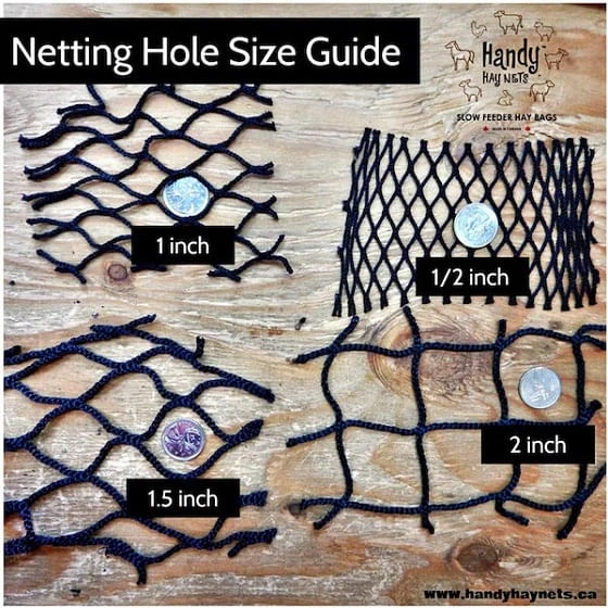 Hay Nets – Handy Hay Nets Medium Bag 1.5" Holes - Hardware Included Hay Nets – Handy Hay Nets Medium Bag 1.5" Holes - Hardware Included -Equestrian Gear 458834 800 auto