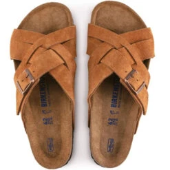 Birkenstock Lugano Suede Soft Footbed Mink (1020897) -Equestrian Gear 462385 800 auto