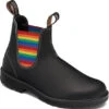 Blundstone 2105 - Original Black W Rainbow Elastic