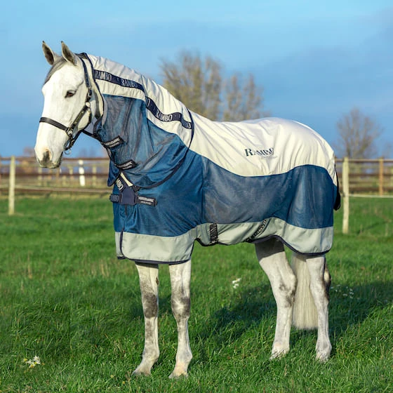 Rambo Summer Series Disc Front Turnout - Navy Rambo Summer Series Disc Front Turnout - Navy -Equestrian Gear 463426 800 auto