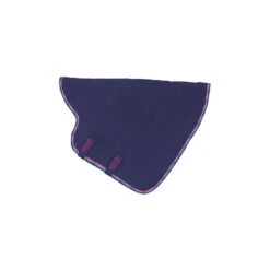 Rambo Optimo 200g Stable Hood - Navy/Burgundy/Teal/Navy