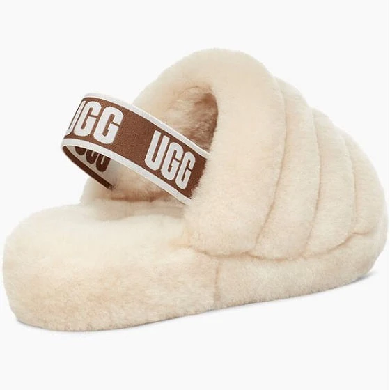 Ugg Women's Fluff Yeah Slide - Natural Ugg Women's Fluff Yeah Slide - Natural -Equestrian Gear 465191 800 auto