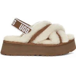 Ugg Women's Disco Cross Slide - Chestnut