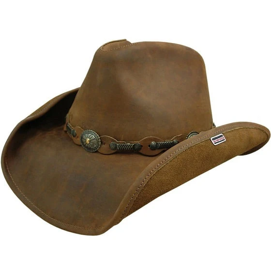 Stetson Roxbury Leather Western Hat - Rustic Stetson Roxbury Leather Western Hat - Rustic -Equestrian Gear 467271 800 auto