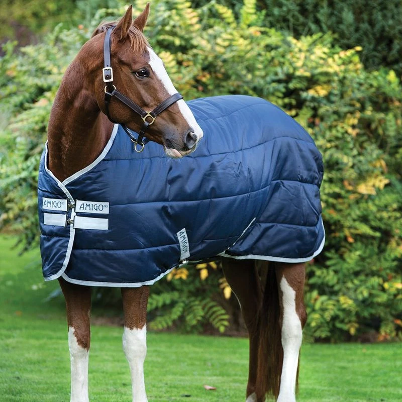 Amigo Insulator 200g Stable Rug - Navy/Silver Amigo Insulator 200g Stable Rug - Navy/Silver -Equestrian Gear 468371 800 auto