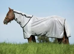 Amigo Stock Horse Fly Sheet - Silver/Black