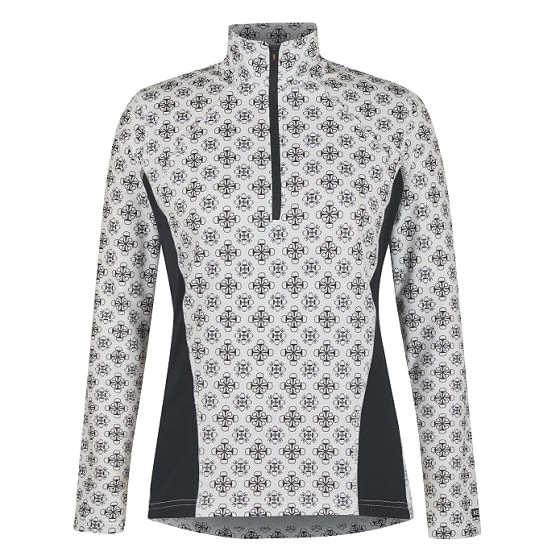 Kerrits Women's Up Tempo Fleece Long Sleeve - Oyster Bit of Frost Kerrits Women's Up Tempo Fleece Long Sleeve - Oyster Bit Of Frost -Equestrian Gear 471762 800 auto