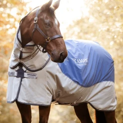 Horseware Ireland Rambo Autumn Series Turnout - Navy/Silver