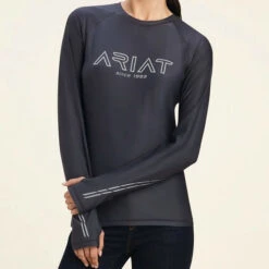 Ariat Women's Lumina Long Sleeve Tee - Ebony