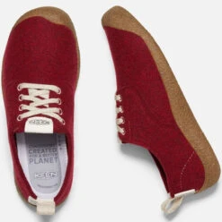 Keen Women's Mosey Derby Shoes - Red Felt/Birch -Equestrian Gear 475291 800 auto