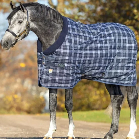 Rhino® 250g Original Stable w/ Vari-Layer - Navy Check/Indigo Rhino® 250g Original Stable W/ Vari-Layer - Navy Check/Indigo -Equestrian Gear 476440 800 auto