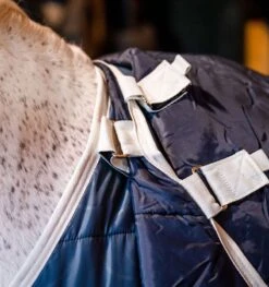 Horseware Ireland Horseware Eco Liner (200g Medium) - Teal Eco Print/Grey -Equestrian Gear 477670 800 auto