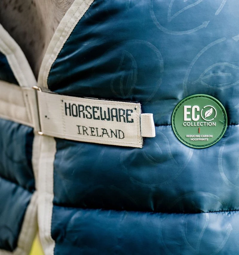 Horseware Eco Liner (400g Heavy) - Teal Eco Print/Grey Horseware Ireland Horseware Eco Liner (400g Heavy) - Teal Eco Print/Grey -Equestrian Gear 477720 800 auto