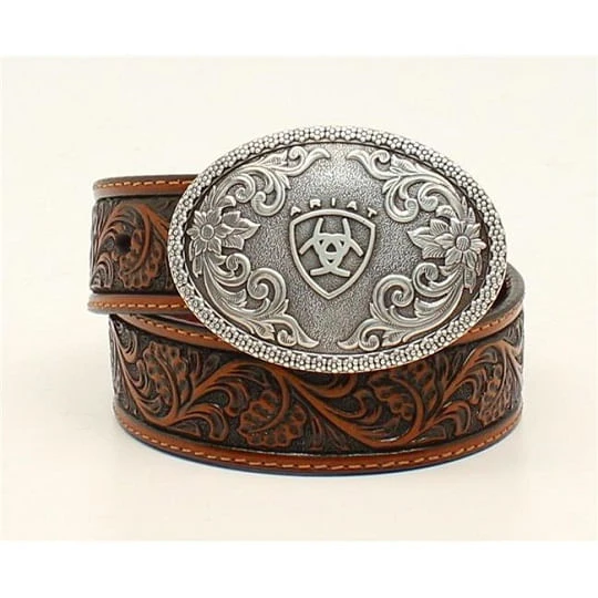 Ariat Boys Floral Embossed Leather Belt Ariat Boys Floral Embossed Leather Belt -Equestrian Gear 487898 800 auto
