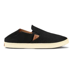 Olukai Women's Pehuea Slip-on Sneakers - Black -Equestrian Gear 494363 800 auto