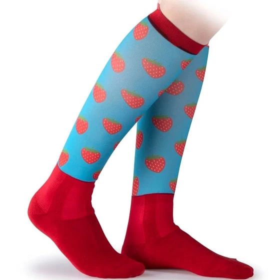 Shires Aubrion Kids' Hyde Park Cross Country Socks - Strawberry Shires Aubrion Kids' Hyde Park Cross Country Socks - Strawberry -Equestrian Gear 494620 800 auto