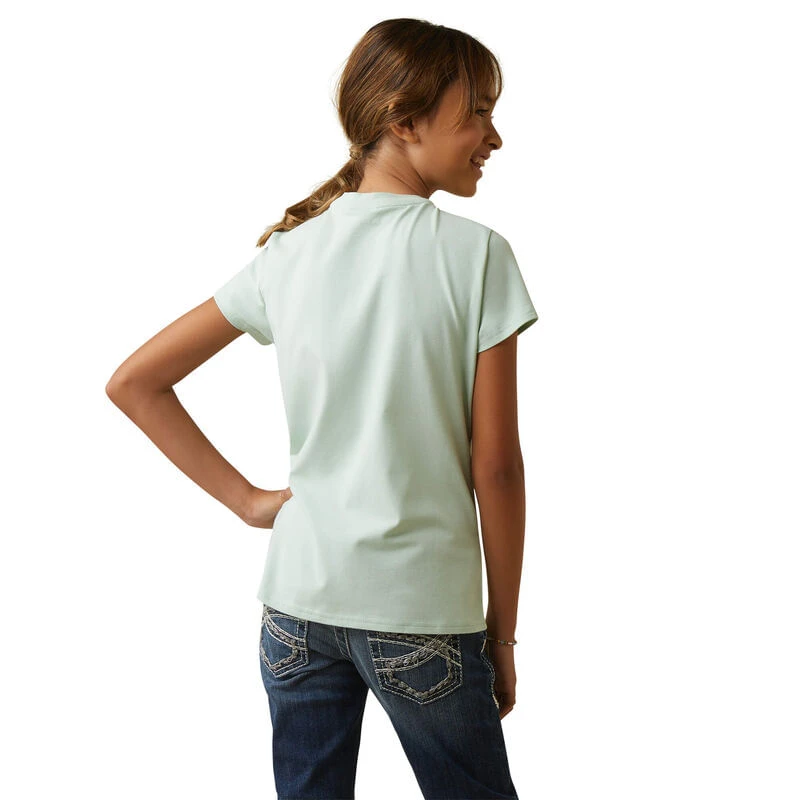 Ariat Kids' Harmony T-Shirt - Aqua Foam Ariat Kids' Harmony T-Shirt - Aqua Foam -Equestrian Gear 495470 800 auto