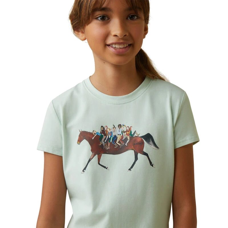 Ariat Kids' Harmony T-Shirt - Aqua Foam Ariat Kids' Harmony T-Shirt - Aqua Foam -Equestrian Gear 495476 800 auto