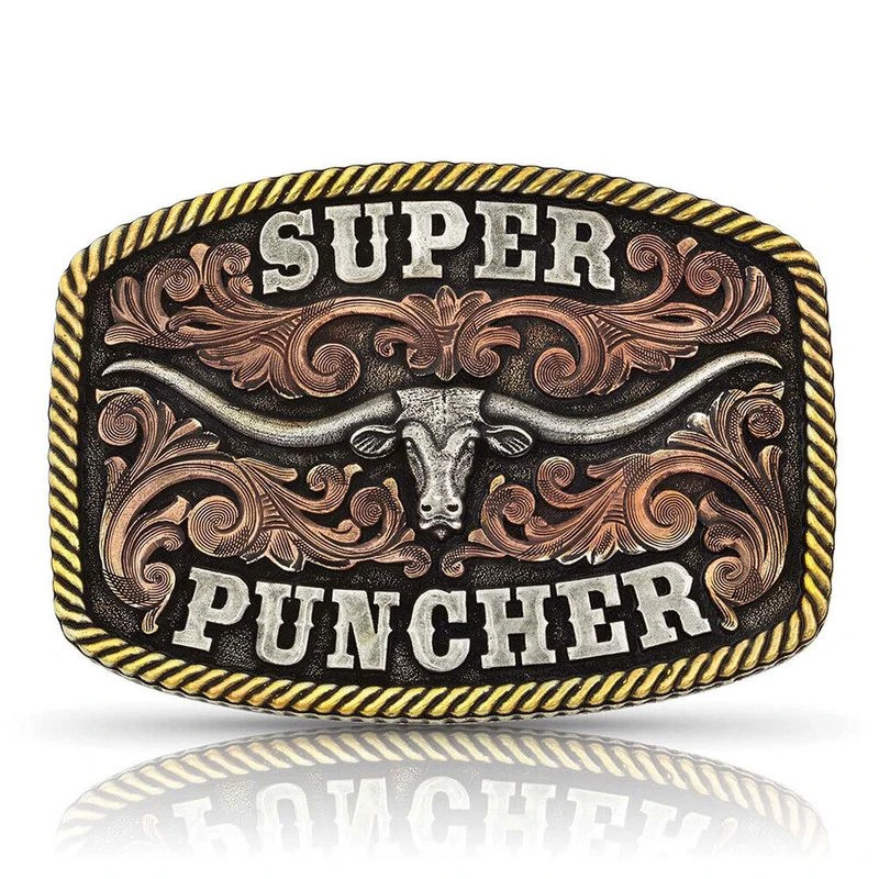 Montana Silversmiths Dale Brisby Super Puncher Longhorn Buckle (A810DBT) Montana Silversmiths Dale Brisby Super Puncher Longhorn Buckle (A810DBT) -Equestrian Gear 496938 800 auto