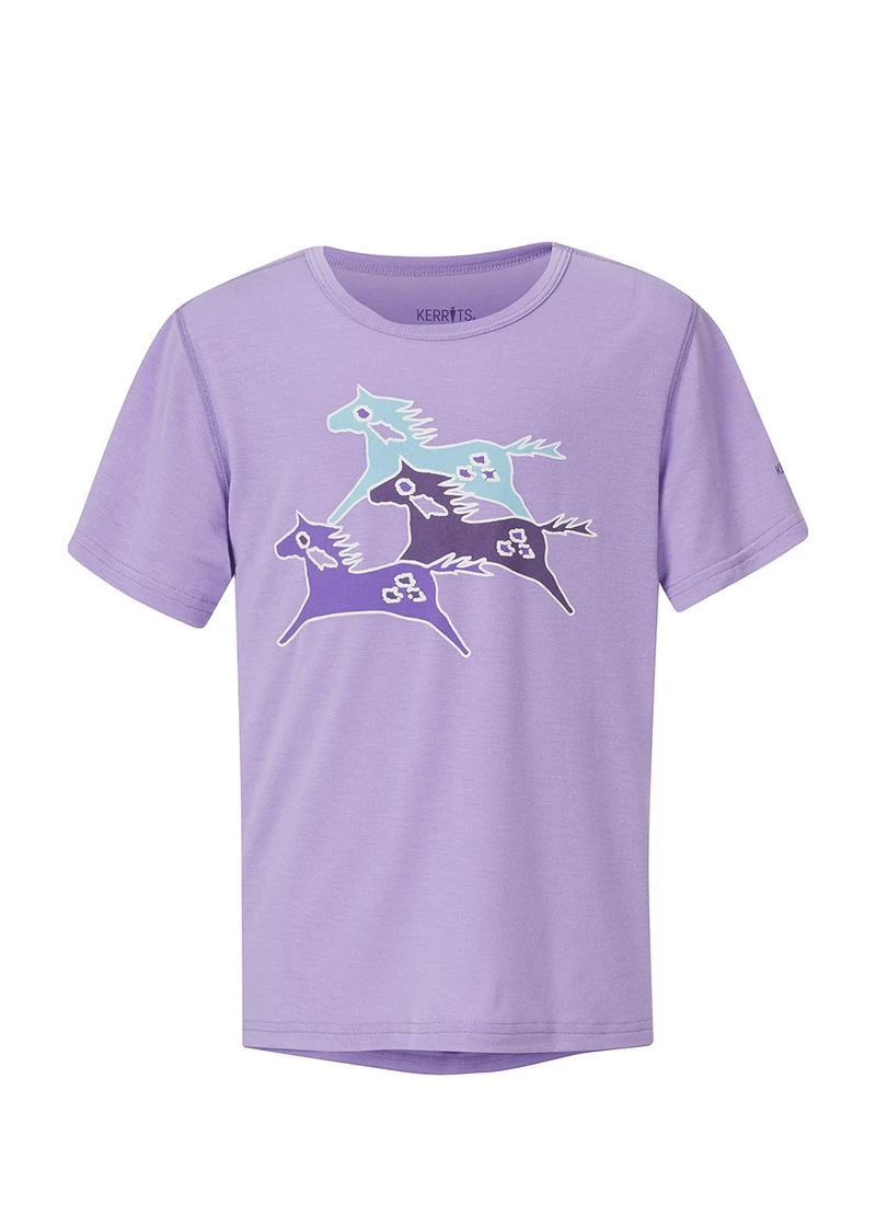 Kerrits Kids Painted Horse Tee - Violet Kerrits Kids Painted Horse Tee - Violet -Equestrian Gear 499072 800 auto