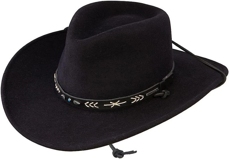 Stetson Santa Fe Crushable Wool Felt Hat - Black Stetson Santa Fe Crushable Wool Felt Hat - Black -Equestrian Gear 506314 800 auto