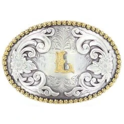 M & F BUCKLE INITIAL-L