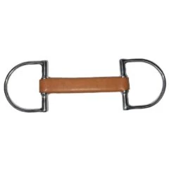 EH Equestrian Leather Mullen Bit