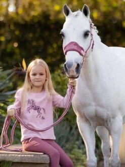 LeMieux Kids' Jamie Long Sleeve Top - Pink 2 LeMieux Kids' Jamie Long Sleeve Top - Pink -Equestrian Gear 518749 800 auto