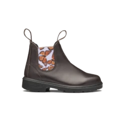 Blundstone 2395 - Kids' Blunnies Brown With Lilac Butterfly