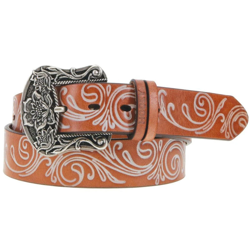 Hooey Unisex Paloma Floral Leather Belt - Tan Hooey Unisex Paloma Floral Leather Belt - Tan -Equestrian Gear 523040 800 auto
